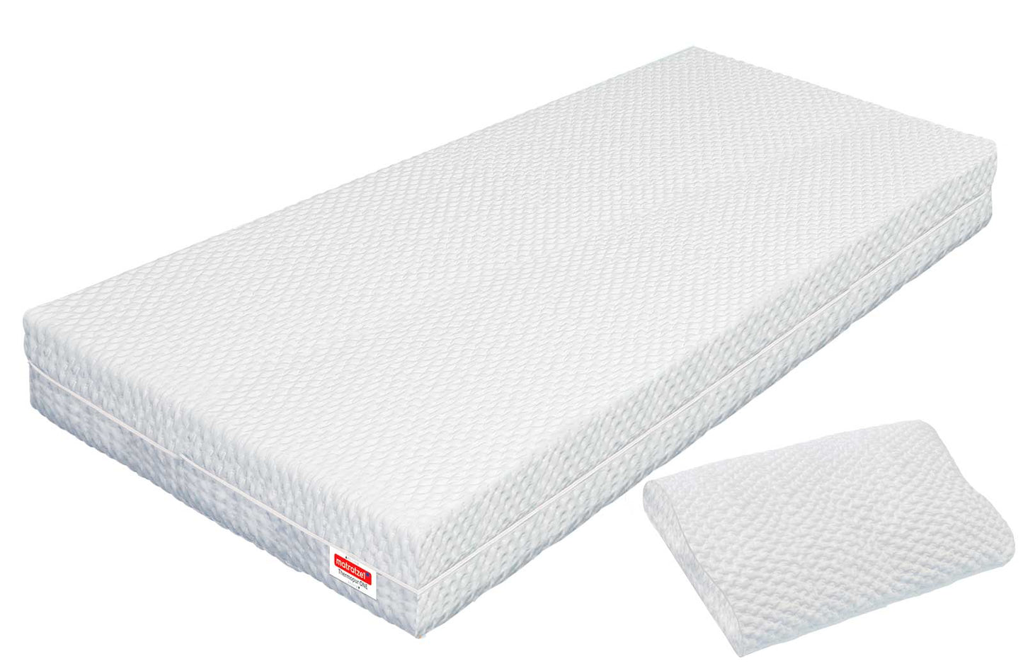Oberfläche der Thermopur ONE Matratze – atmungsaktiv und anschmiegsam für angenehmes Schlafklima