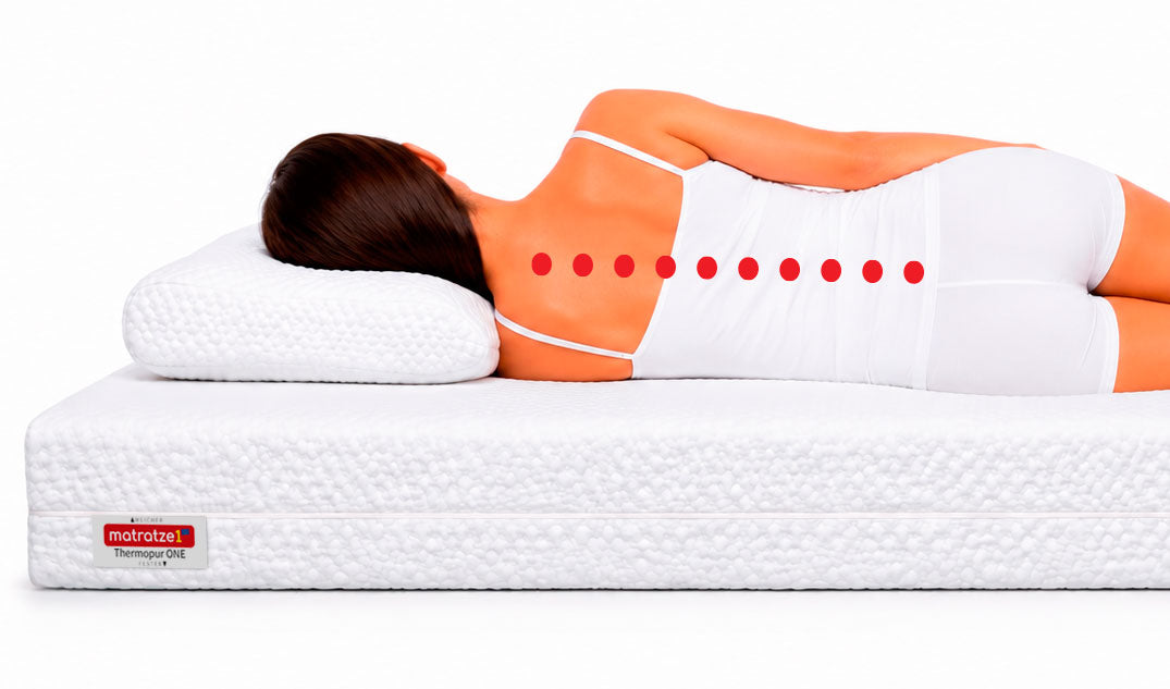 Thermopur Polster ergonomisches Kissen für Kopf und Nacken